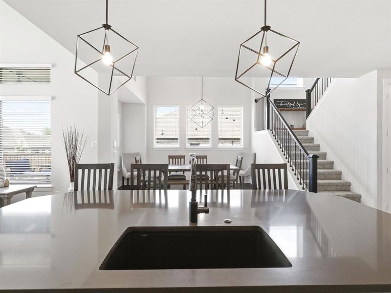 Furnished interior view inside a new home in South Pointe Village Series, Mansfield (Image 11). Furnished interior view inside a new home in South Pointe Village Series, Mansfield (Image 11).