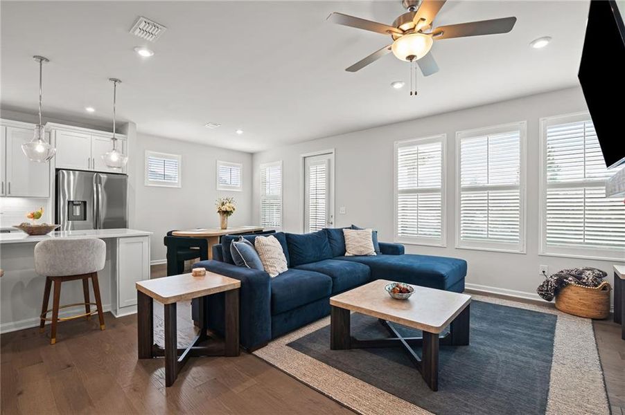 Furnished interior view inside a new home in Sun City Peachtree, Griffin (Image 30).