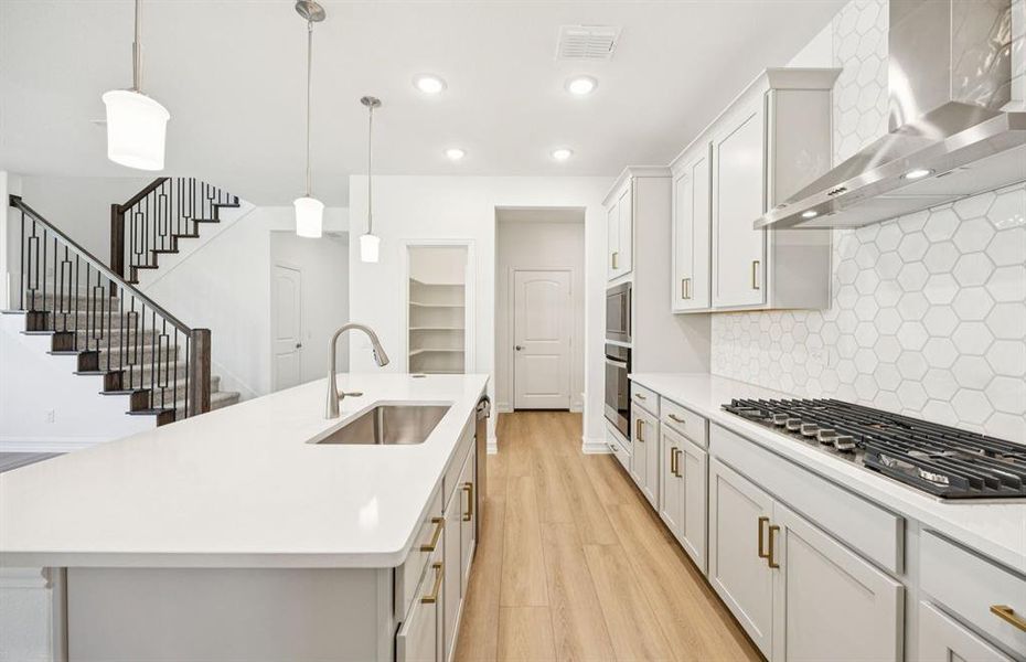 Beautiful tile backsplash