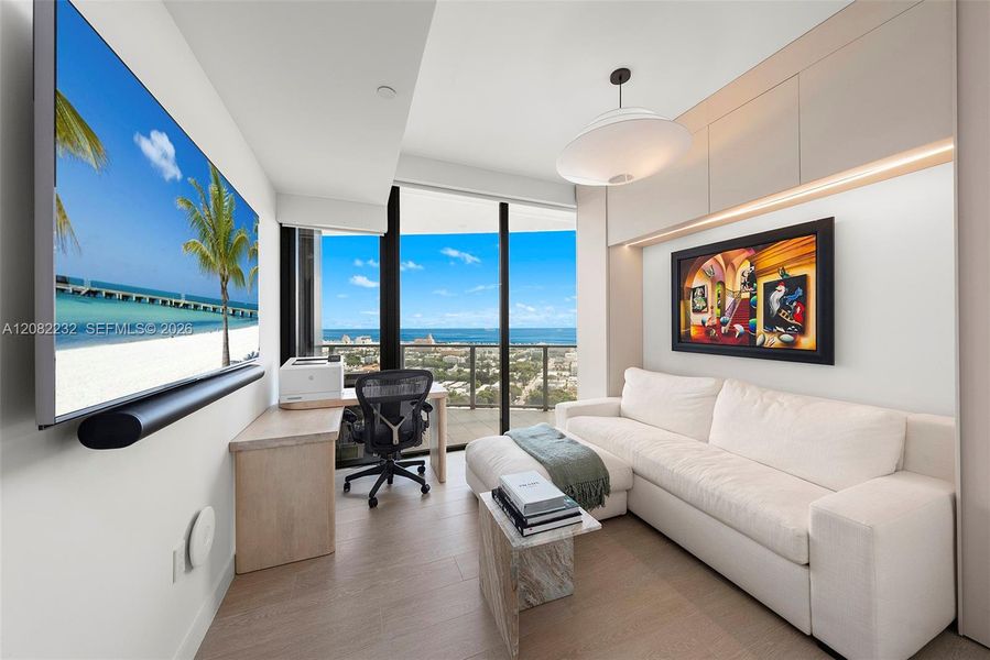 Furnished interior view inside a new home in , Miami Beach (Image 6).