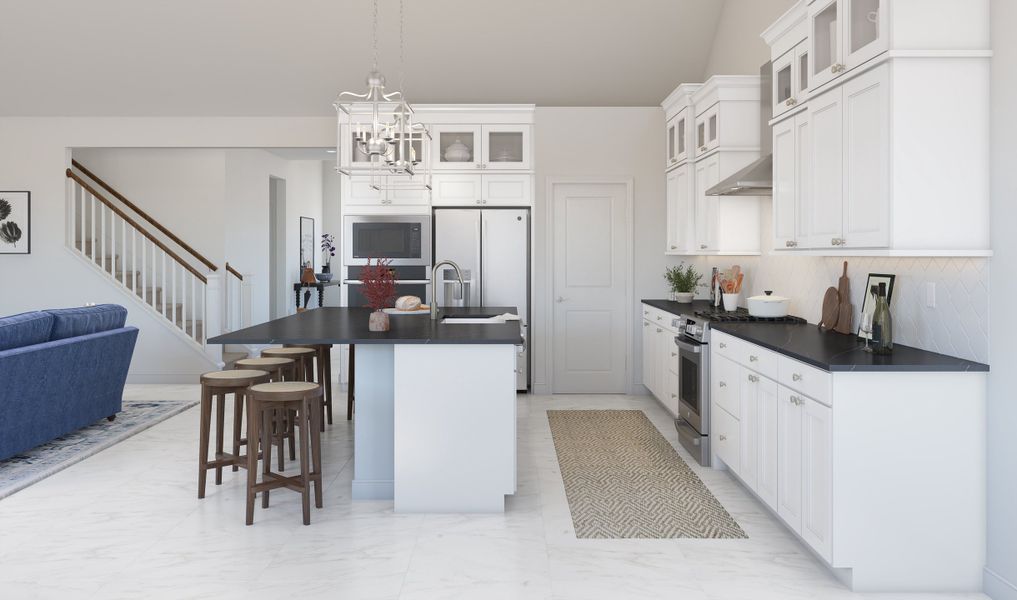 Representative furnished interior of a home built from the Mykonos by K. Hovnanian® Homes in Lakeview, Waller (Image 8). Representative furnished interior of a home built from the Mykonos by K. Hovnanian® Homes in Lakeview, Waller (Image 8).