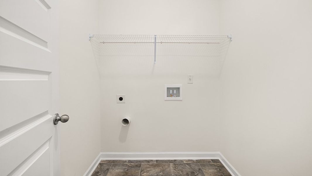 Representative unfurnished interior of a home built from the Aria by D.R. Horton in The Preserve at Agricultural Village, Perry (Image 24). Representative unfurnished interior of a home built from the Aria by D.R. Horton in The Preserve at Agricultural Village, Perry (Image 24).