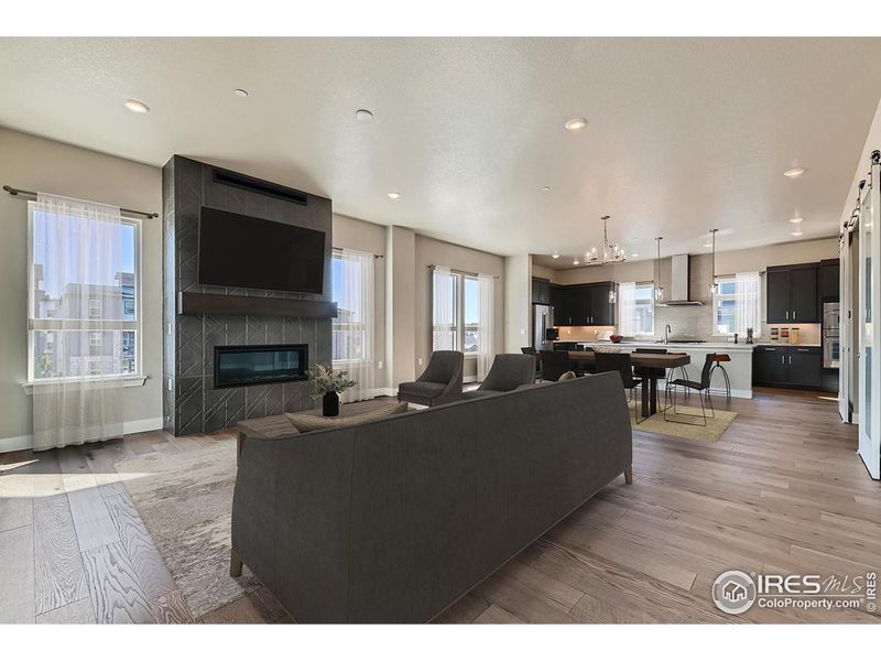 Furnished interior view inside a new home in Baseline, Broomfield (Image 16).