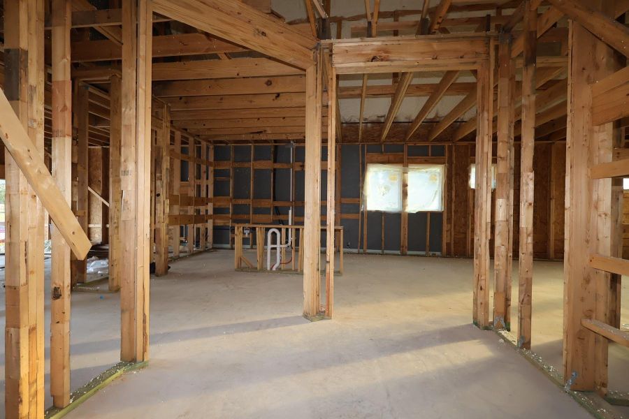 In-progress construction of a new home in The Grand Prairie - Meadow Collection, Hockley, TX (Image 5).
