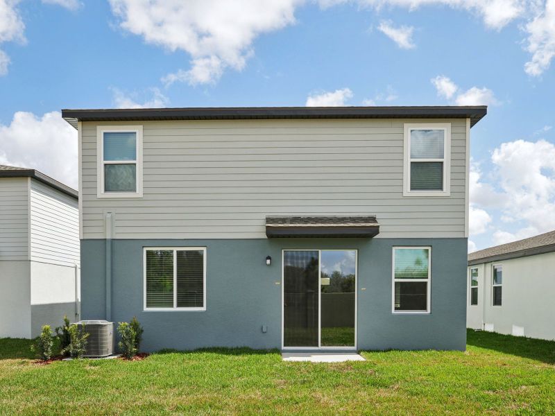 Exterior details and patio area of a home in Two Rivers - Premier Series, Zephyrhills (Image 2). Exterior details and patio area of a home in Two Rivers - Premier Series, Zephyrhills (Image 2).