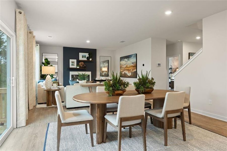Furnished interior view inside a new home in Hawthorne Reserve, Dallas (Image 25).