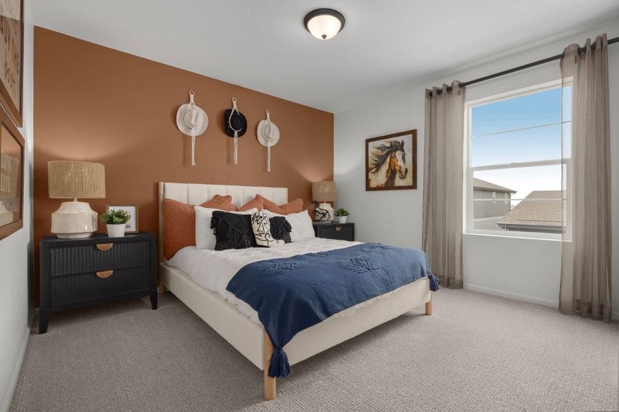 Representative furnished interior of a home built from the 2138 Modeled by KB Home in Windler Wildflower, Aurora (Image 10).