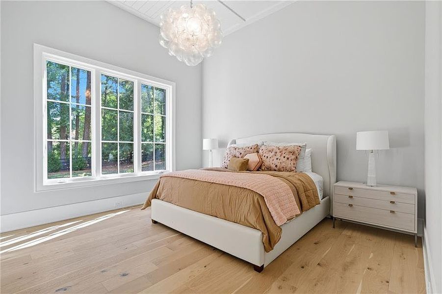 Furnished interior view inside a new home in Crossroads, Alpharetta (Image 19).