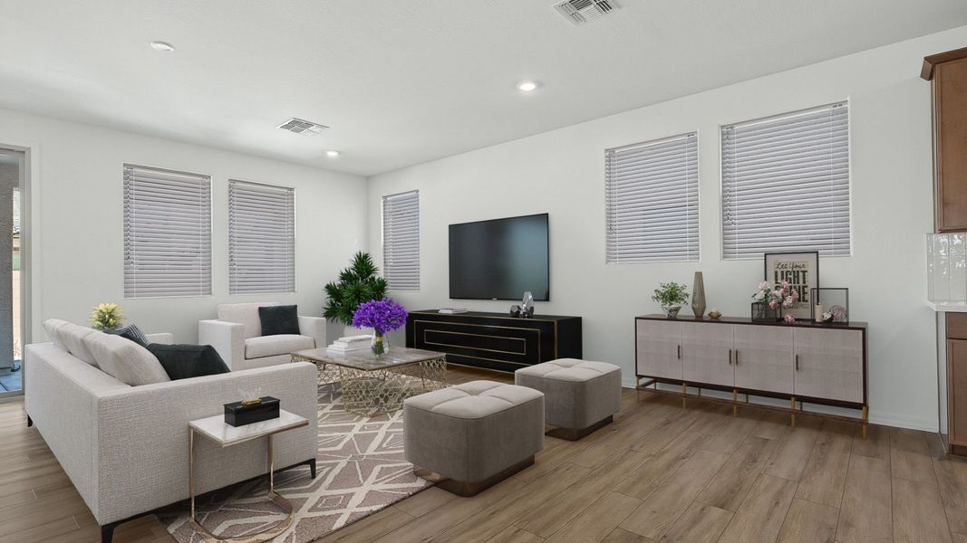Furnished interior view inside a new home in The Grove at El Cidro, Goodyear (Image 15).