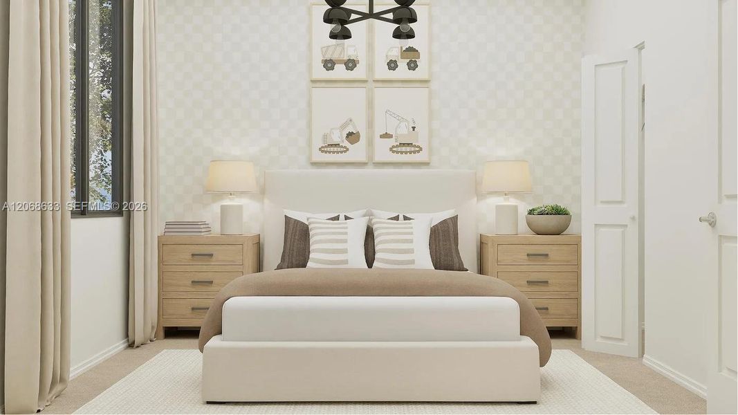 Furnished interior view inside a new home in Sunscapes, Florida City (Image 9). Furnished interior view inside a new home in Sunscapes, Florida City (Image 9).