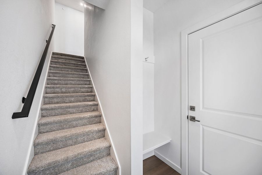 Spacious, unfurnished interior of a new home in Lyric at RidgeGate Townhomes, Lone Tree (Image 26). Spacious, unfurnished interior of a new home in Lyric at RidgeGate Townhomes, Lone Tree (Image 26).