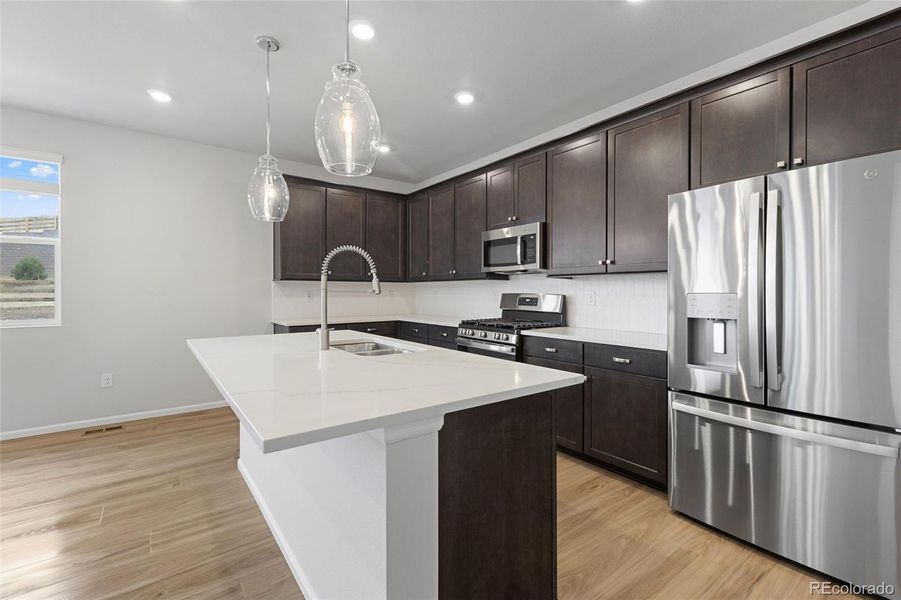 Furnished interior view inside a new home in The Manors Collection at Golden Overlook, Golden (Image 12).