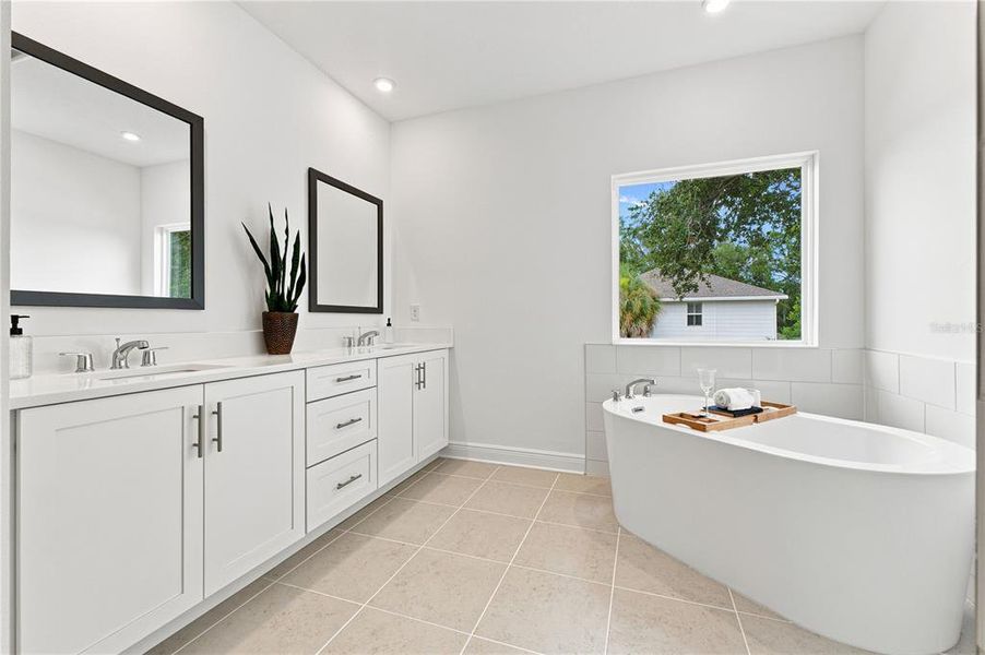 Furnished interior view inside a new home in , Tampa (Image 17).