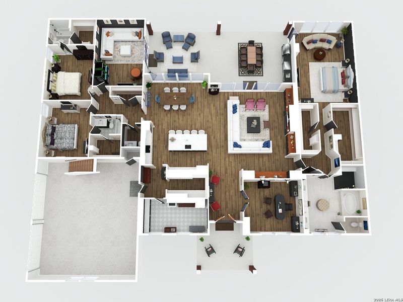 2D floor plan layout of this home in , Runge, TX (Image 5).