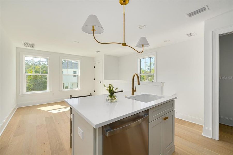 Furnished interior view inside a new home in , St. Petersburg (Image 37).