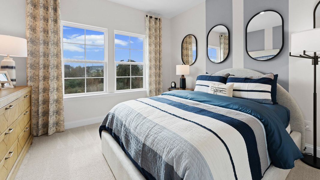 The Brockton Plan by DRB homes in Pineville, NC - Bedroom 3