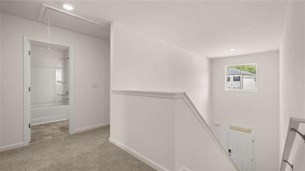 Spacious, unfurnished interior of a new home in Oakchase at Hampton, Hampton (Image 13). Spacious, unfurnished interior of a new home in Oakchase at Hampton, Hampton (Image 13).