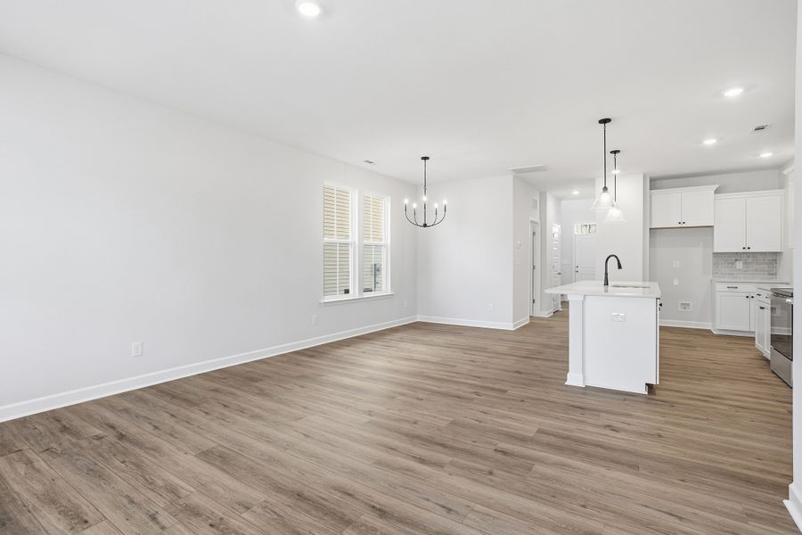Spacious, unfurnished interior of a new home in Renaissance at White Oak, Garner (Image 19).