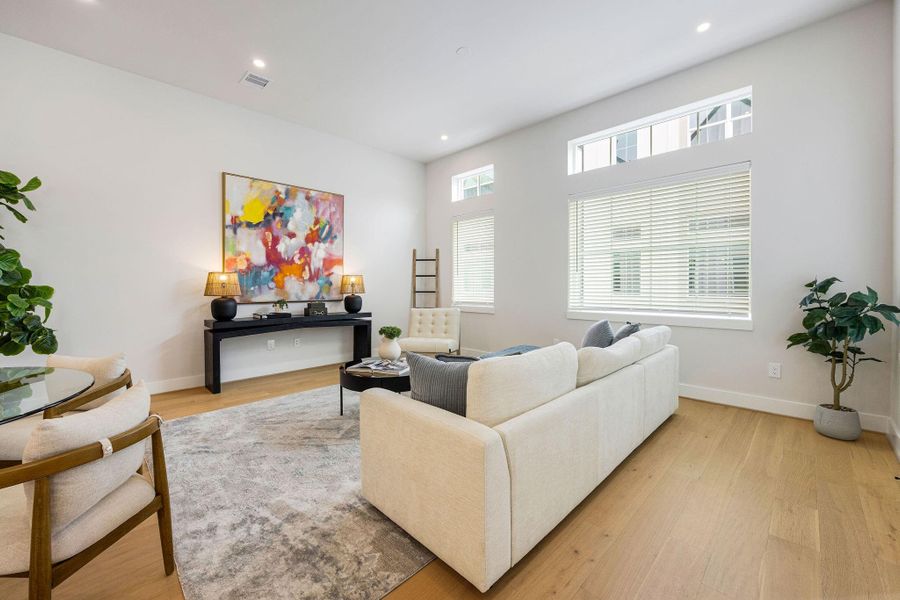 Furnished interior view inside a new home in Tulane Crossing, Houston (Image 17).