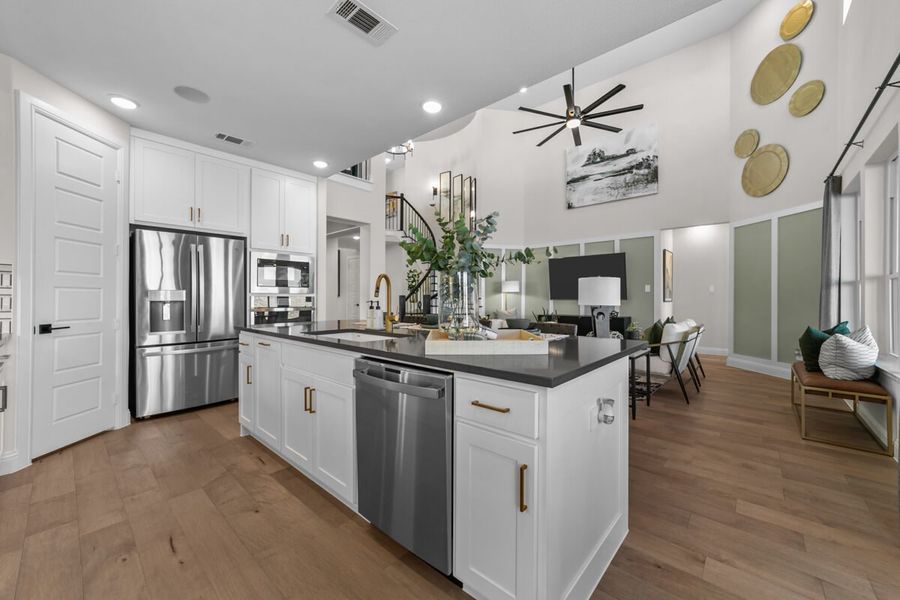 Representative furnished interior of a home built from the Harrington by Landon Homes in Lexington Frisco, Frisco (Image 14).