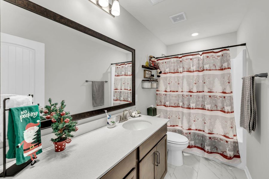 Furnished interior view inside a new home in Cordgrass Landing, Johns Island (Image 34).