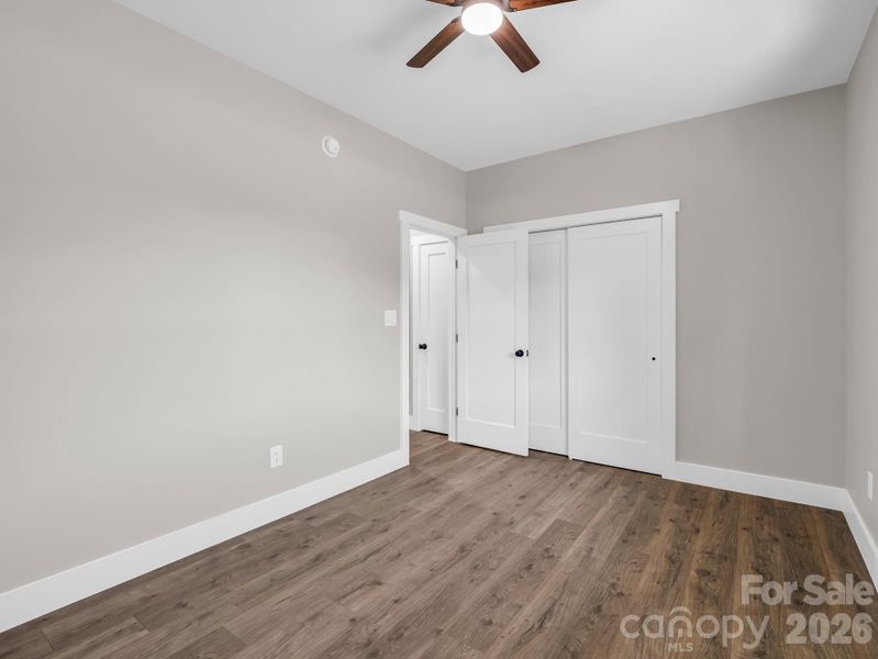 Bedroom 3, hardwood floors, all doors and windows are insulated and home has extra insulation Bedroom 3, hardwood floors, all doors and windows are insulated and home has extra insulation