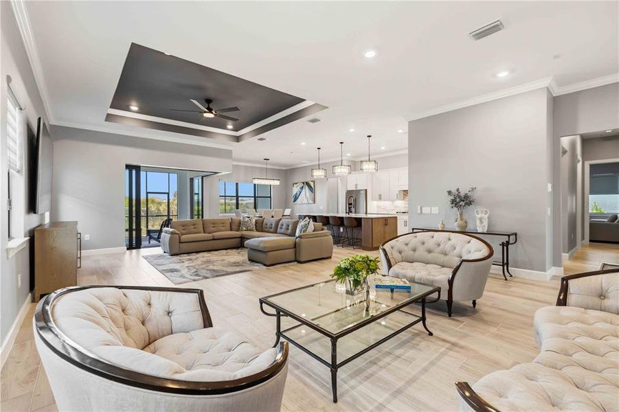 Furnished interior view inside a new home in , Nokomis (Image 8).