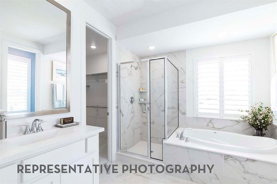 Furnished interior view inside a new home in Mosaic, Celina (Image 7).
