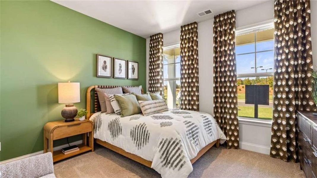 Furnished interior view inside a new home in Oak Ridge Meadows, Locust Grove (Image 28).