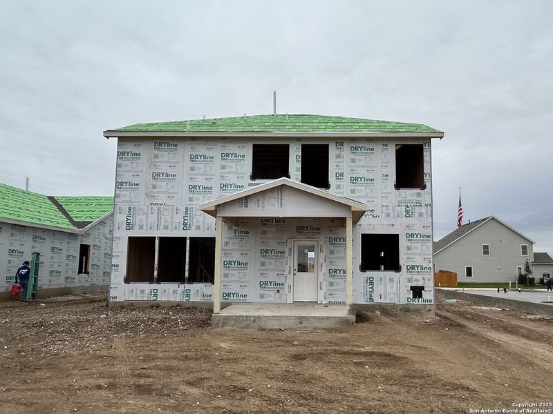 In-progress construction of a new home in Enclave at Hennersby Hollow 50's, San Antonio, TX (Image 12). In-progress construction of a new home in Enclave at Hennersby Hollow 50's, San Antonio, TX (Image 12).