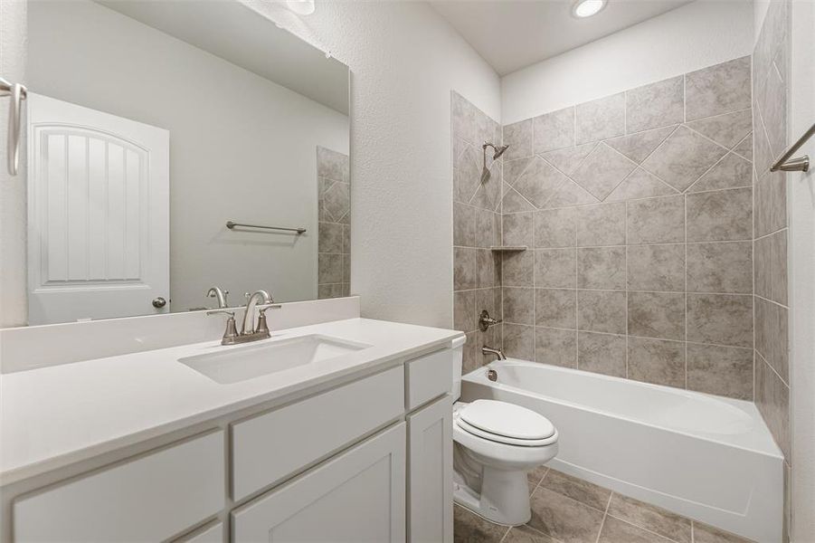 Furnished interior view inside a new home in Fairview Meadows, Rhome (Image 4). Furnished interior view inside a new home in Fairview Meadows, Rhome (Image 4).