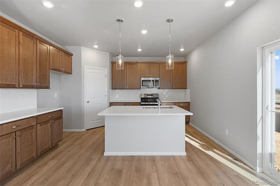 Furnished interior view inside a new home in Talon Pointe, Thornton (Image 8).