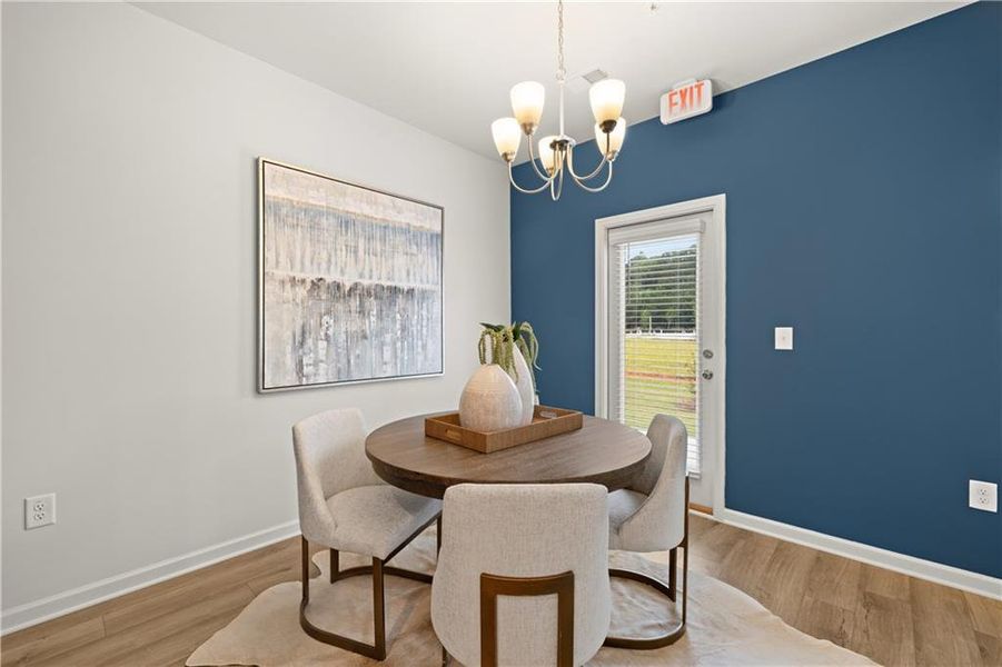 Furnished interior view inside a new home in Union Village, McDonough (Image 20).