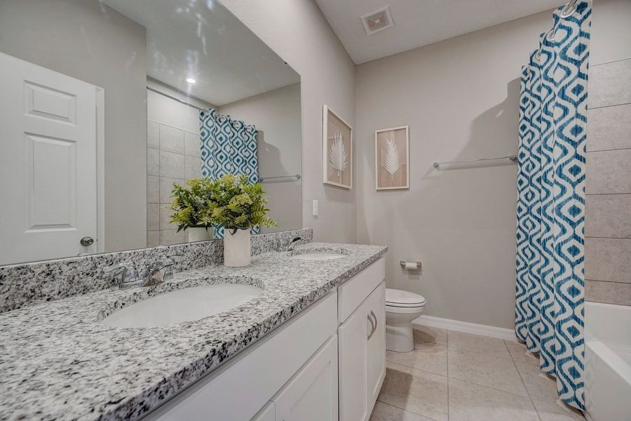 Secondary Bathroom at The Juniper at Green Leaf