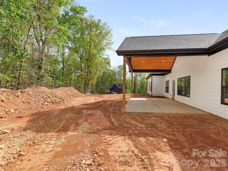 Exterior details and patio area of a home in , Stanfield (Image 26).