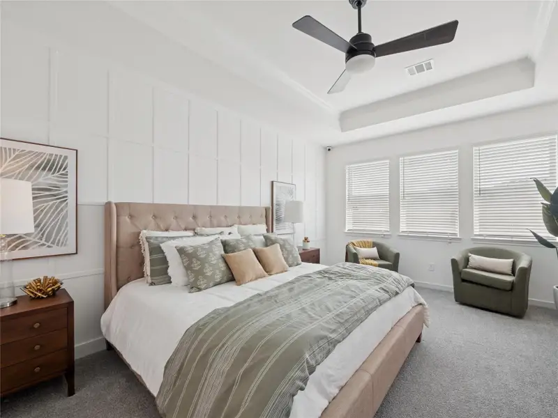 Spacious primary suite (*Photo not of actual home and used for illustration purposes only.)