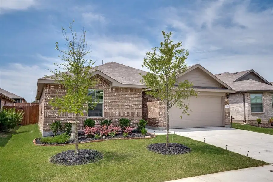 Front exterior of a new home in , Fort Worth, TX, highlighting curb appeal (Image 22).