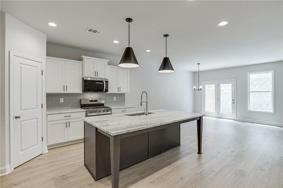 Furnished interior view inside a new home in , Sugar Hill (Image 7).