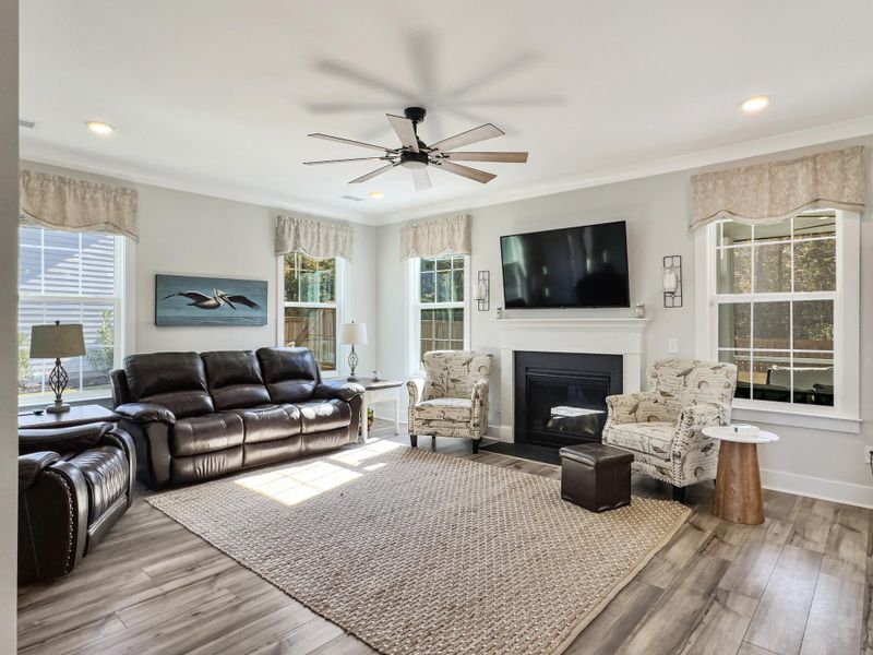 Furnished interior view inside a new home in Hewing Farms, Summerville (Image 52). Furnished interior view inside a new home in Hewing Farms, Summerville (Image 52).