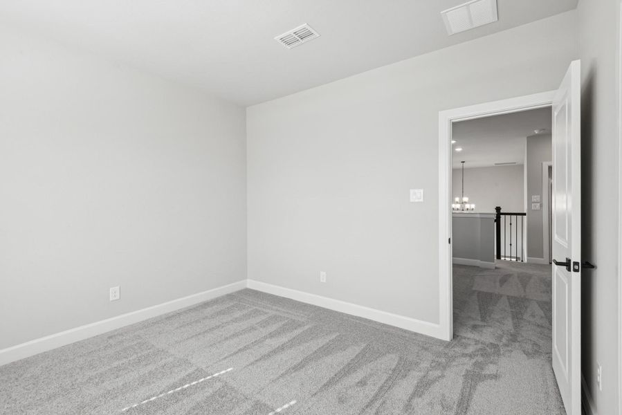 Spacious, unfurnished interior of a new home in Riceland 60’ Homesites, Mont Belvieu (Image 18). Spacious, unfurnished interior of a new home in Riceland 60’ Homesites, Mont Belvieu (Image 18).