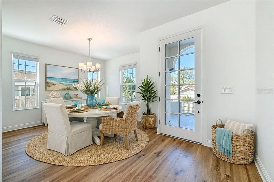 Furnished interior view inside a new home in , St. Petersburg (Image 7).