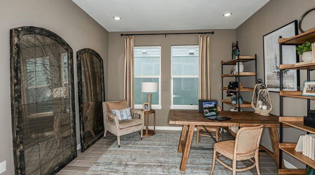 Furnished interior view inside a new home in Indigo Creek, Apollo Beach (Image 11).