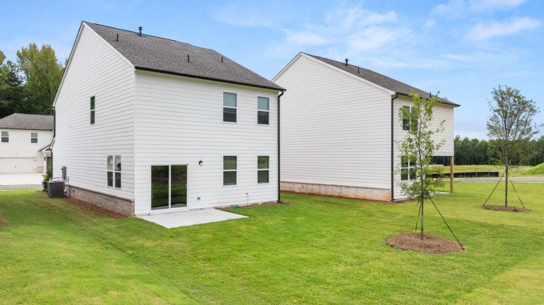 Exterior details and patio area of a home in Timber Ridge: Timber Ridge 42', Douglasville (Image 4). Exterior details and patio area of a home in Timber Ridge: Timber Ridge 42', Douglasville (Image 4).