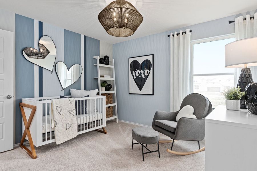 Furnished interior view inside a new home in The Overlook at Creekside, New Braunfels (Image 3). Furnished interior view inside a new home in The Overlook at Creekside, New Braunfels (Image 3).