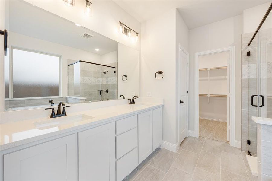 Furnished interior view inside a new home in Woodstone, Providence Village (Image 8). Furnished interior view inside a new home in Woodstone, Providence Village (Image 8).