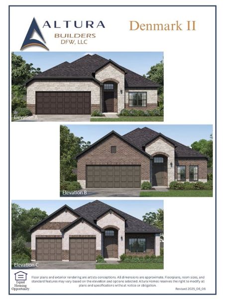 Representative rendering of the exterior for the Denmark II by Altura Homes (Image 1). Representative rendering of the exterior for the Denmark II by Altura Homes (Image 1).