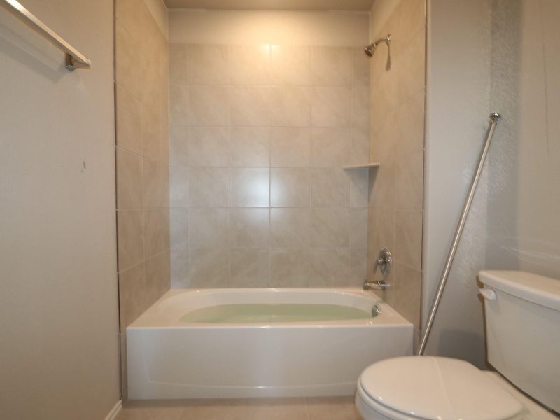 Furnished interior view inside a new home in Cascades at Onion Creek, Austin (Image 5). Furnished interior view inside a new home in Cascades at Onion Creek, Austin (Image 5).