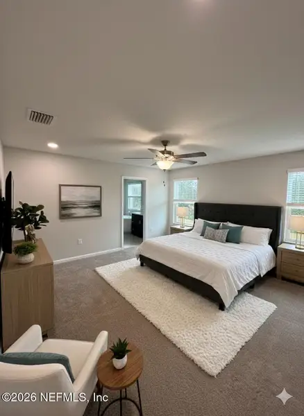 Furnished interior view inside a new home in , Jacksonville (Image 4).