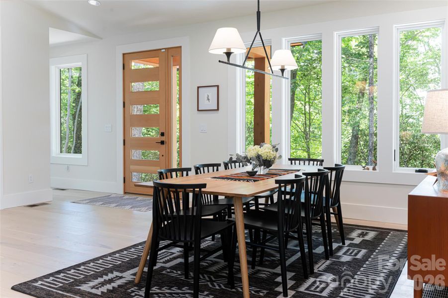 Furnished interior view inside a new home in , Pisgah Forest (Image 5).