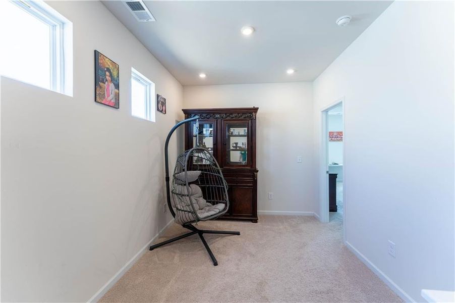 Furnished interior view inside a new home in , Sugar Hill (Image 11). Furnished interior view inside a new home in , Sugar Hill (Image 11).